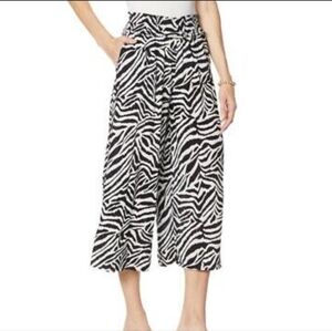 Jessica Simpson wide leg cropped Senna pant lightweight beach XS